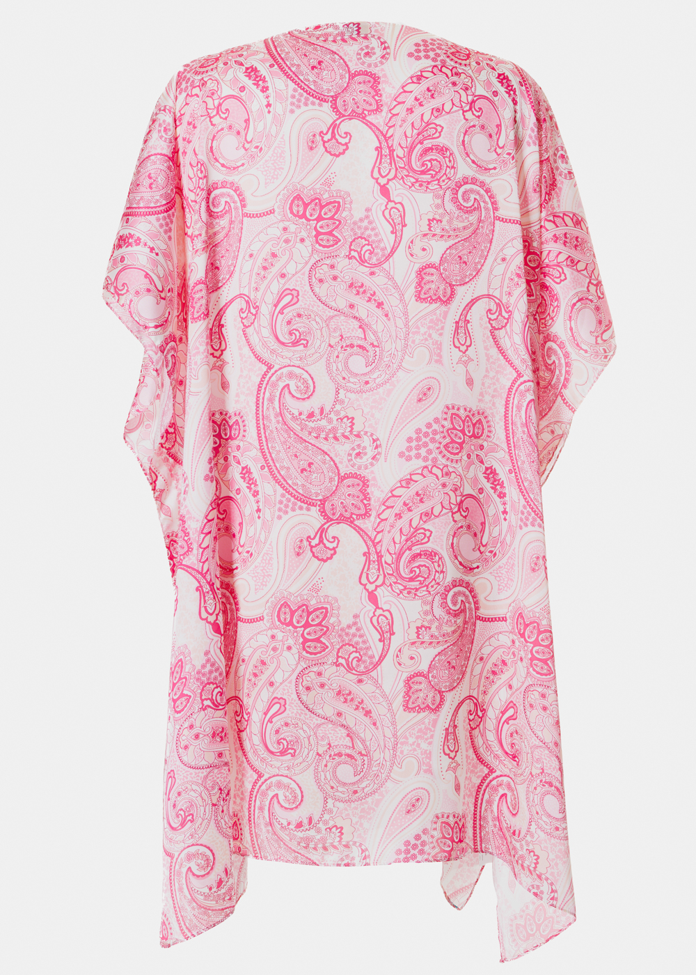 Butterfly Satin Dress w/ Pink Paisley